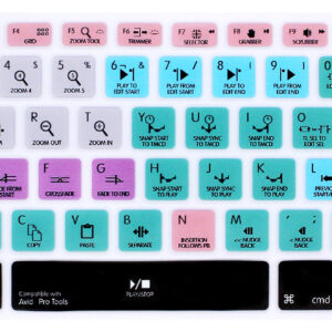 Protector teclado Macbook 13 Silicona Protools Negro