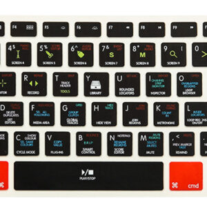 Protector teclado Macbook 13 Silicona Logic Pro X