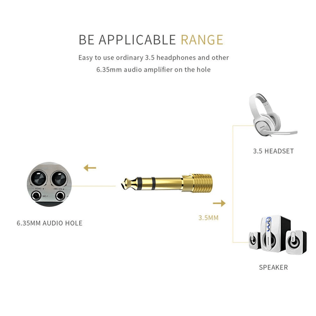 Adaptador 3.5 Jack a 6.35 Plug (PAR) - Imagen 6