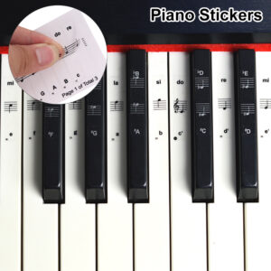 Pegatinas Stickers Teclado Piano Educación Musical Notas