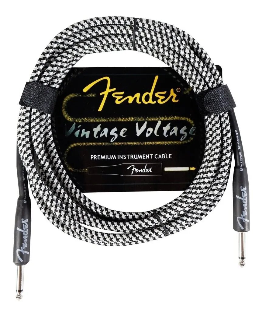 Cable De Instrumento Fender Vintage 6 Metros Guitarra Bajo 20ft - Imagen 3