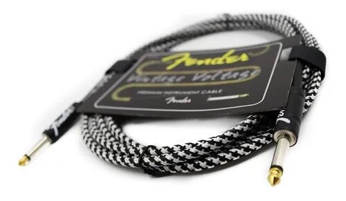 Cable De Instrumento Fender Vintage 6 Metros Guitarra Bajo 20ft - Imagen 8